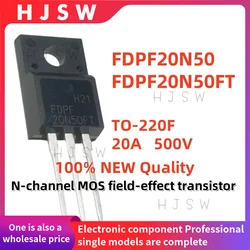 Pack of 10 High - Quality N - Channel MOS Field - Effect Transistors in TO - 220F Package (FDPF20N50)