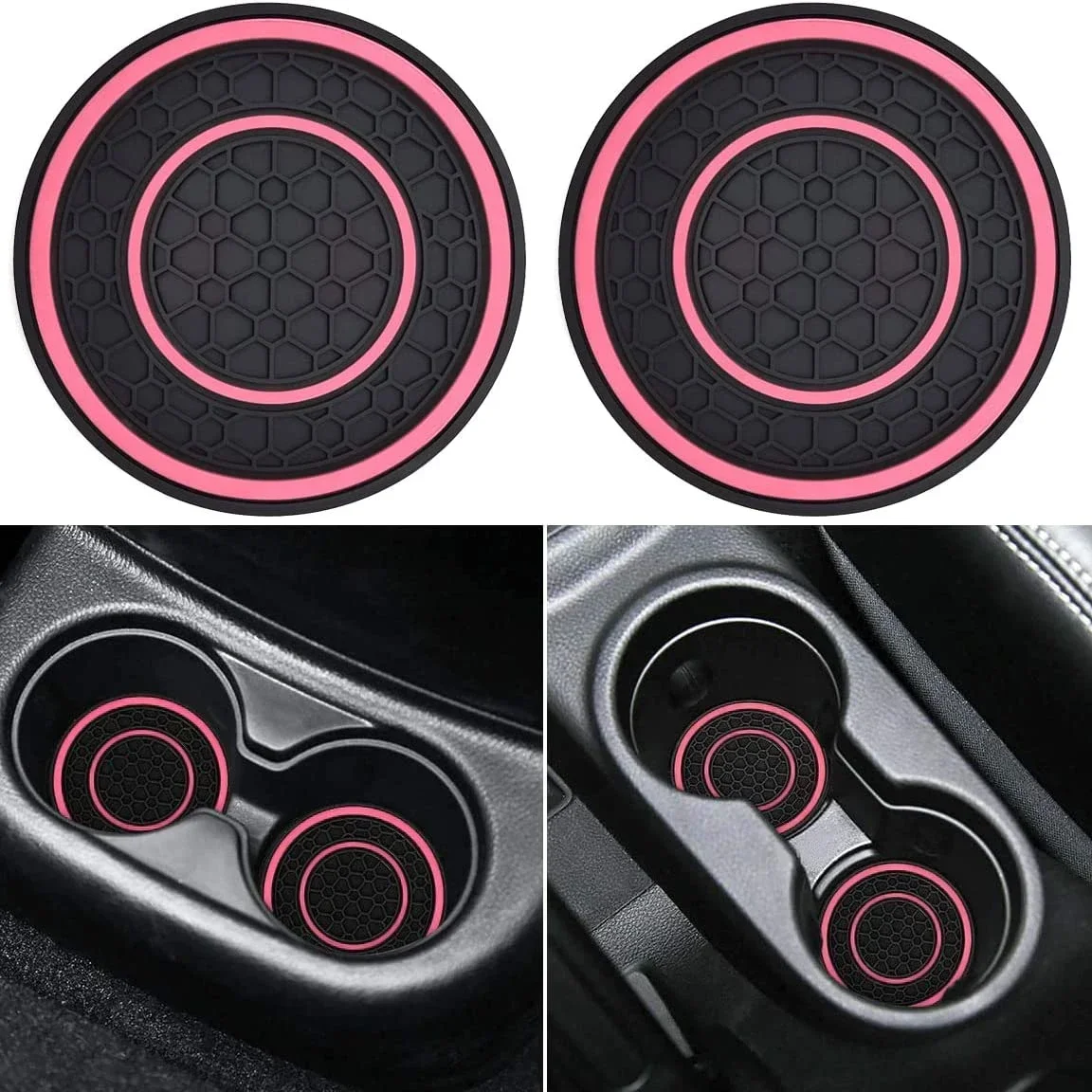 Durable Car Cup Holder Coasters Anti Slip Mat