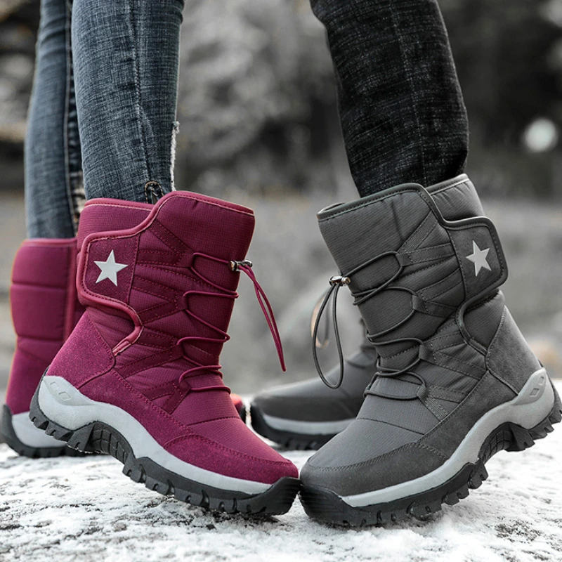 Men Winter Snow Boots Outdoor Leisure 