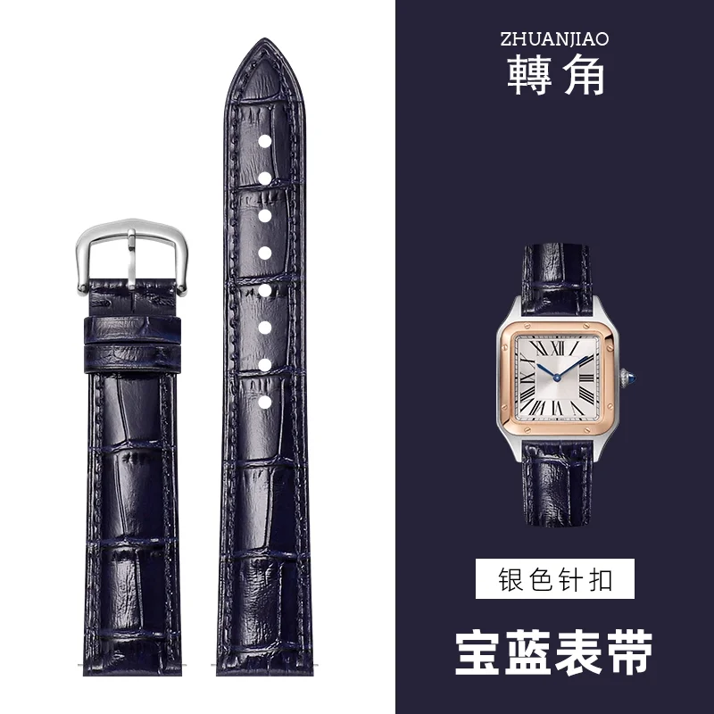 Premium Quality Waterproof Genuine Leather Watchband - Adjustable Watch Strap Bracelet Accessories