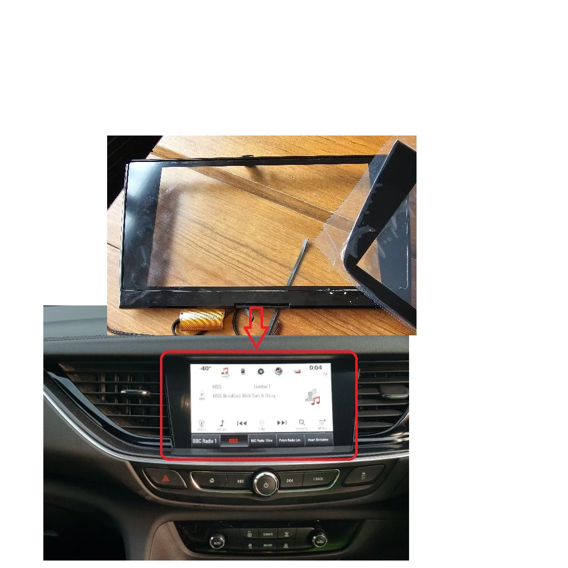 Substituição do Sensor de Vidro Digitalizador Painel para Opel Insignia Grand Sport 2.0 Vauxhall Insignia Mk2 2023