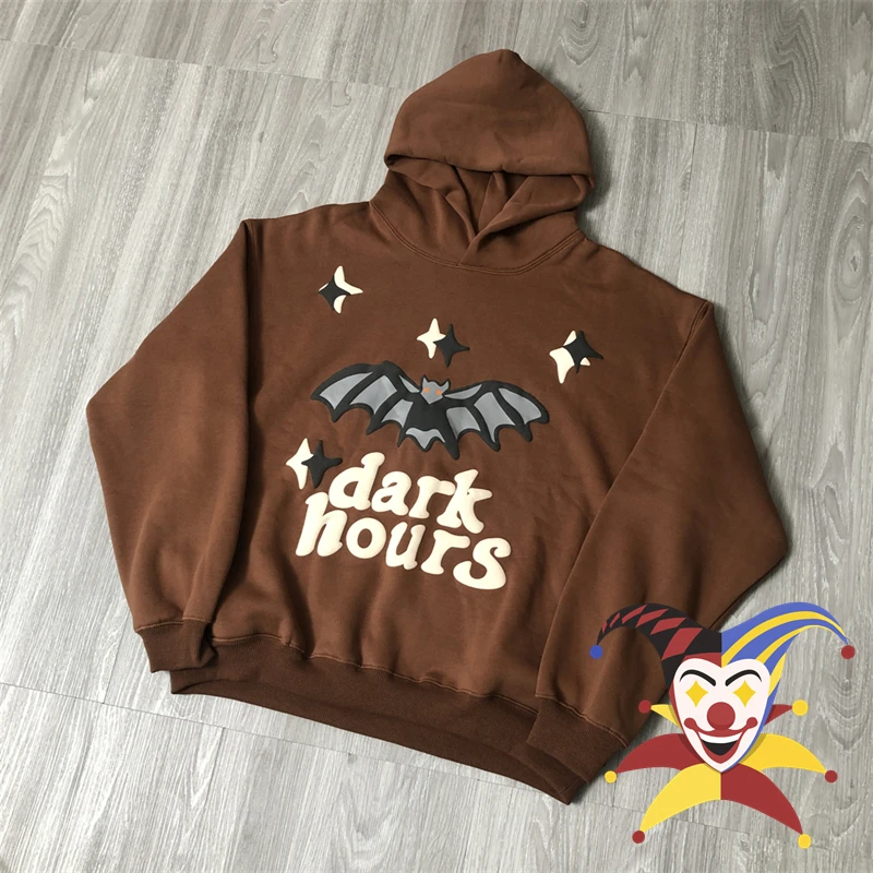 

Foaming Print BROKEN PLANET MARKET Velvet Clothing Loose Tops Sweatshirt Pullover Hoodies For Men