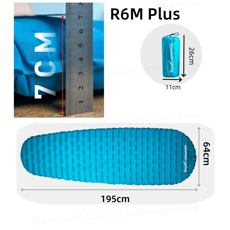 Mountain Spring New R7 Plus/Max Ultralight Mattress Outdoor