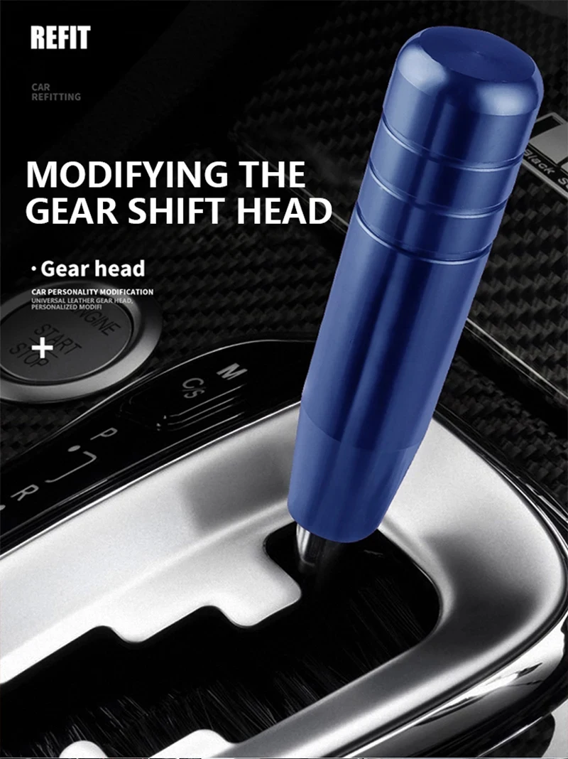 Individualität Modifikation Schalthebel, Aluminiumlegierung 13 cm Länge Auto automatischer Schaltknauf mehrfarbig optional – Detail 1