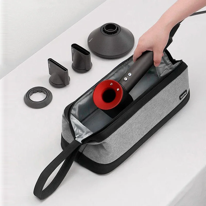 

Travel Bathroom Hair Dryer Storage Bags Dustproof Protection Organizer Straightener Protective Cases Portable Home Zipper Pouchs