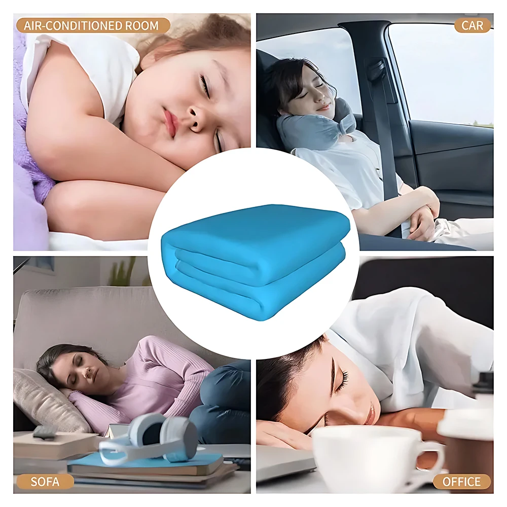 A-Astrobot Sleeping Square Printed Blanket Picnic Blankets Warm Blanket Soft and Comfortable Blanket Home Travel Birthday Gift 4