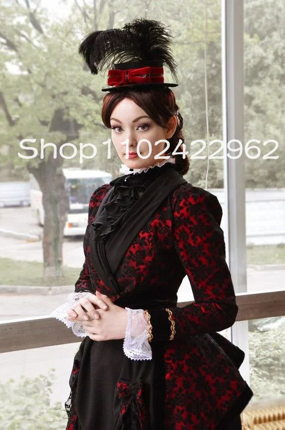 princess polly baby blue dress Plus Size Corsets Gothic Victorian Steampunk Costumes Outfits with Ski –  Hiipps main image 0