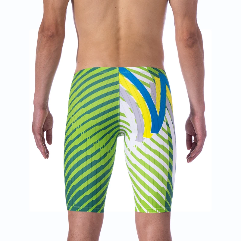 Mens Swim Trunks Jammer Endurance Athletic Training Racing
