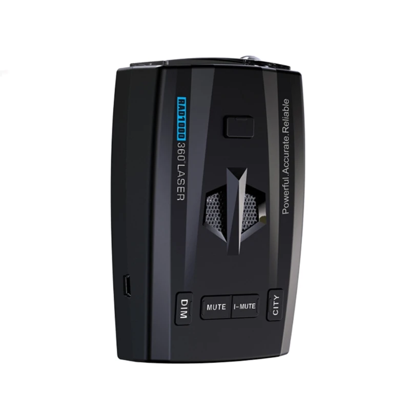 Car Detector Recorder Anti Laser Rad Detector RAD-1000 Plush Voice Alert Warning Full Band X K Ka Ku English Russian Voice