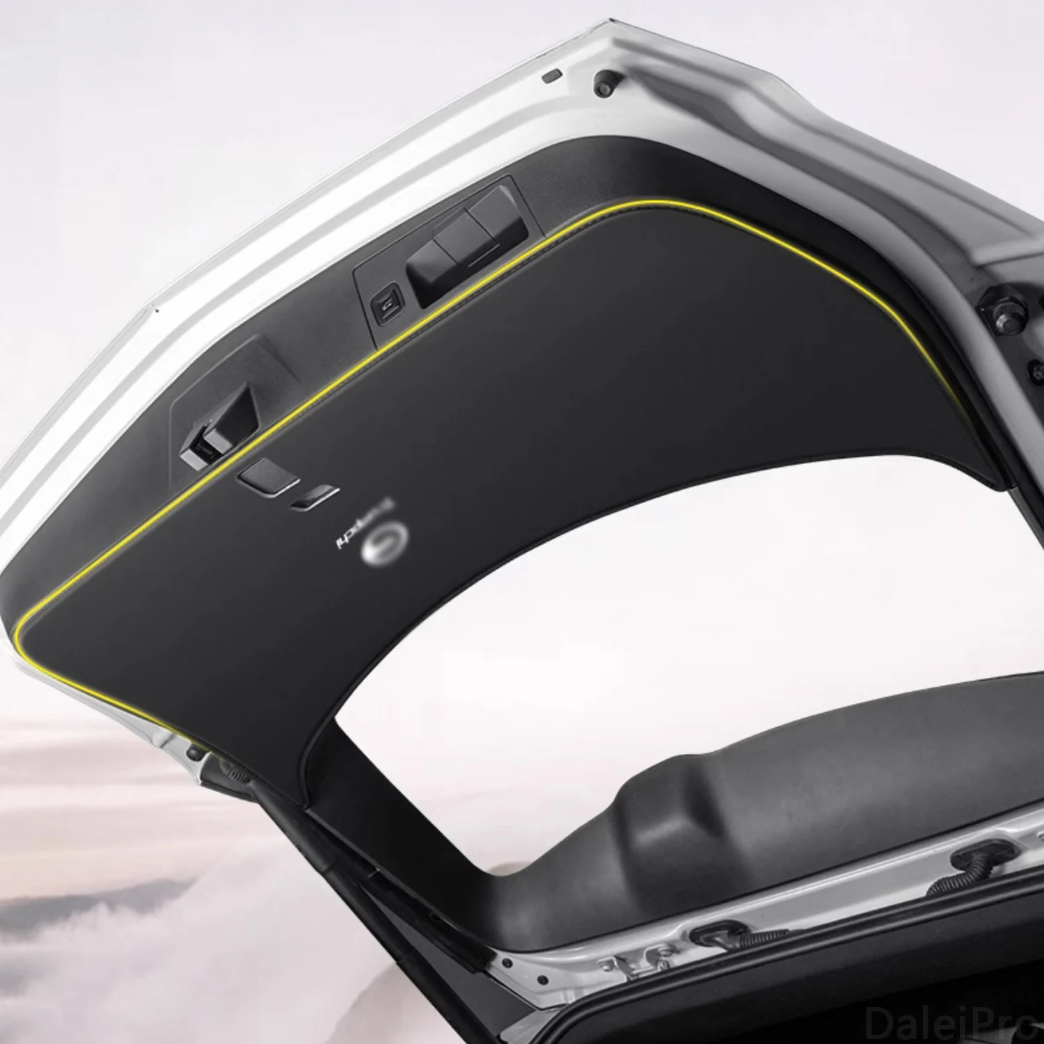 For Trumpchi GAC GS8 Car Liftgate Protection Mat Rear Trunk Protection Cover Anti-kick Leather Decoration Pad
