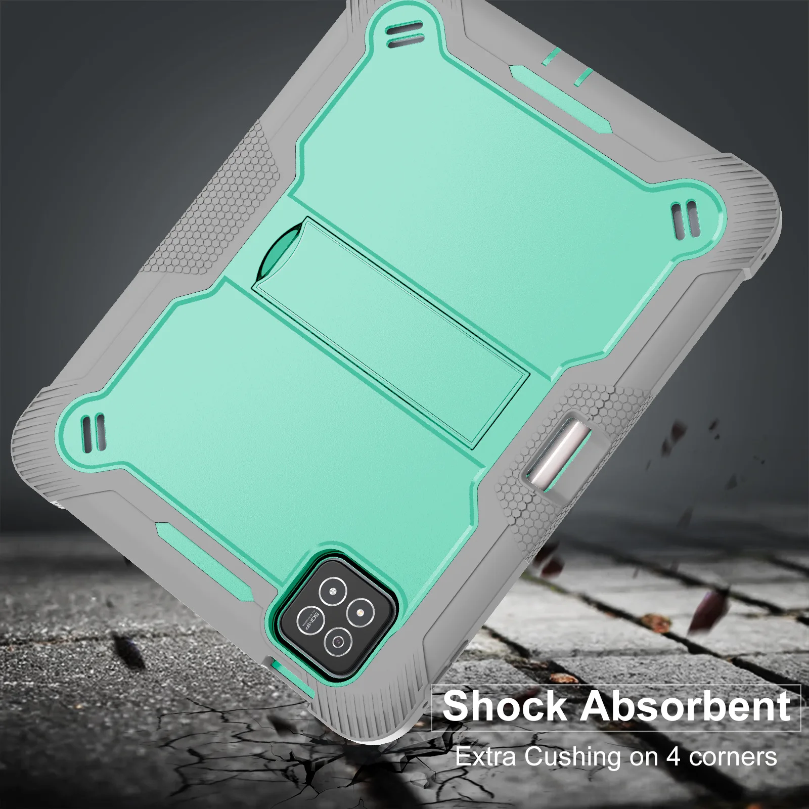 Enhanced Protective Stand Tablet Case - Thick Shockproof Cover