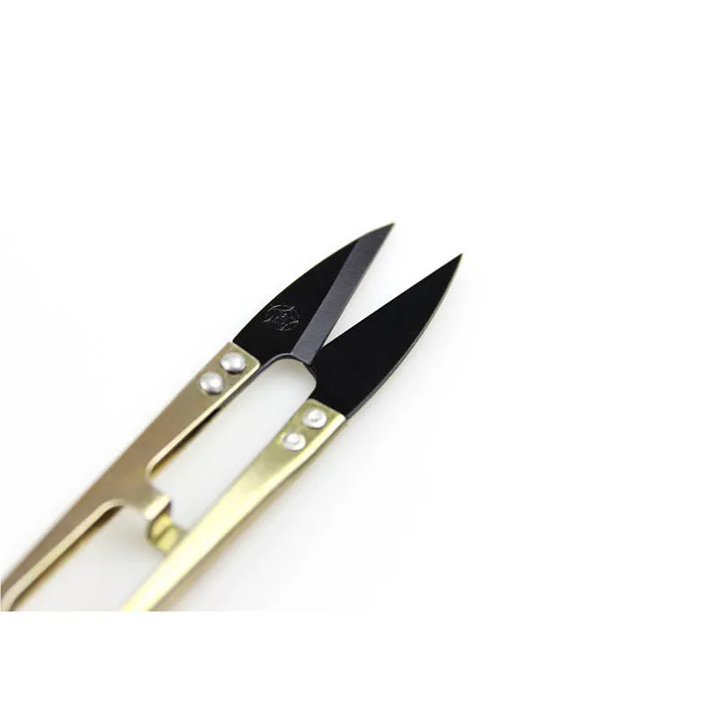 U Style Sewing Scissors Clippers Embroidery Thrum Yarn Scissors Cutter Trimming Scissor Tool Nippers Hand Tool U Scissors 2