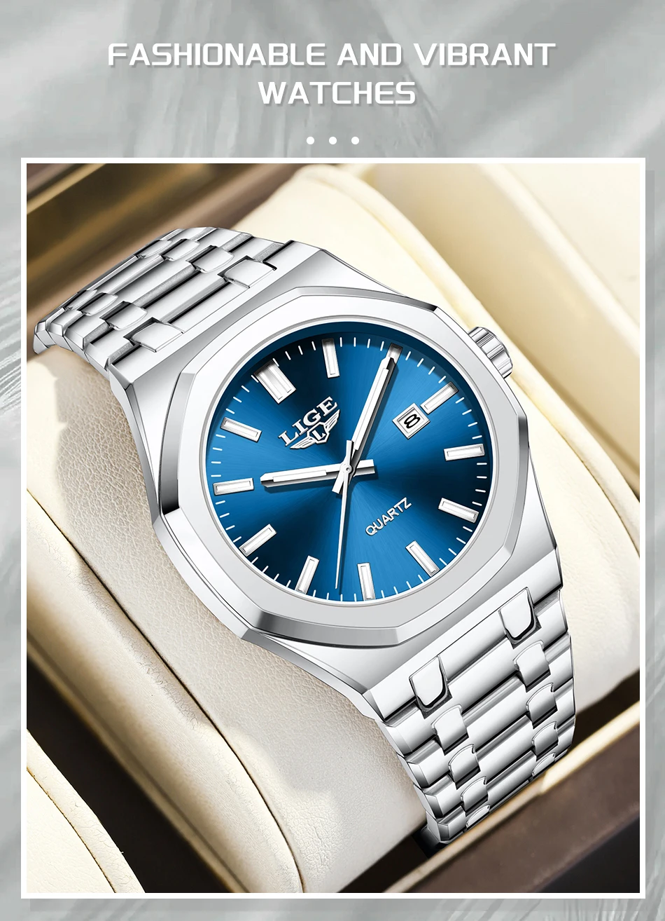 LIGE LG89181 Men's Watch description image 3