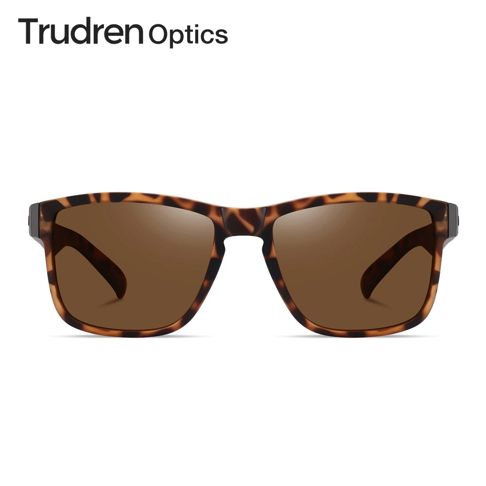 Trudren Unisex Cool Skateboard Sunglasses for Lovers Multi colored Bold Square Sun Glasses Beach Tennis Polarized.jpg