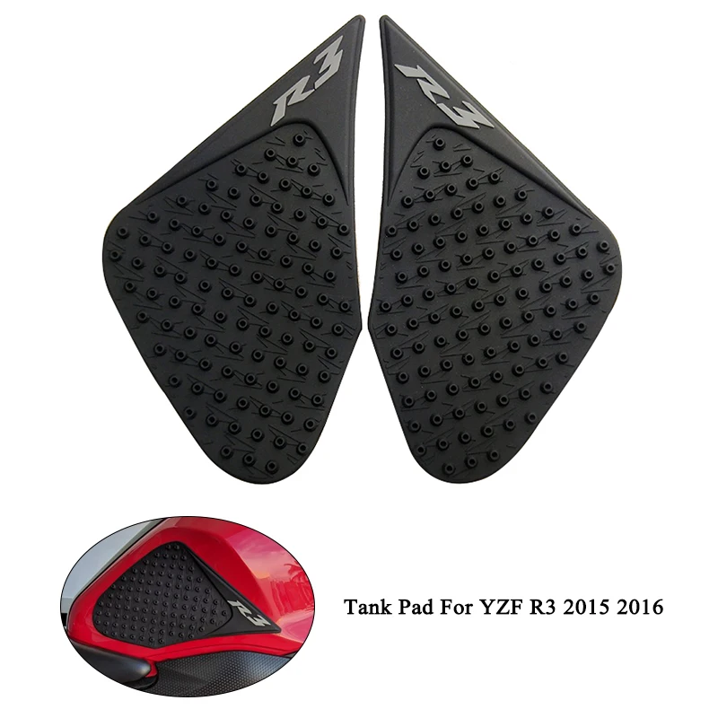 

For Yamaha YZF R3 R 3 2015 2016 Sticker Anti slip Fuel Tank Pad Side Gas Knee Grip YZF-R3 R3 Motorcycle Accessories