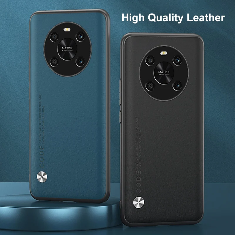 Luxury PU Leather Matte Phone Case with Full Protection