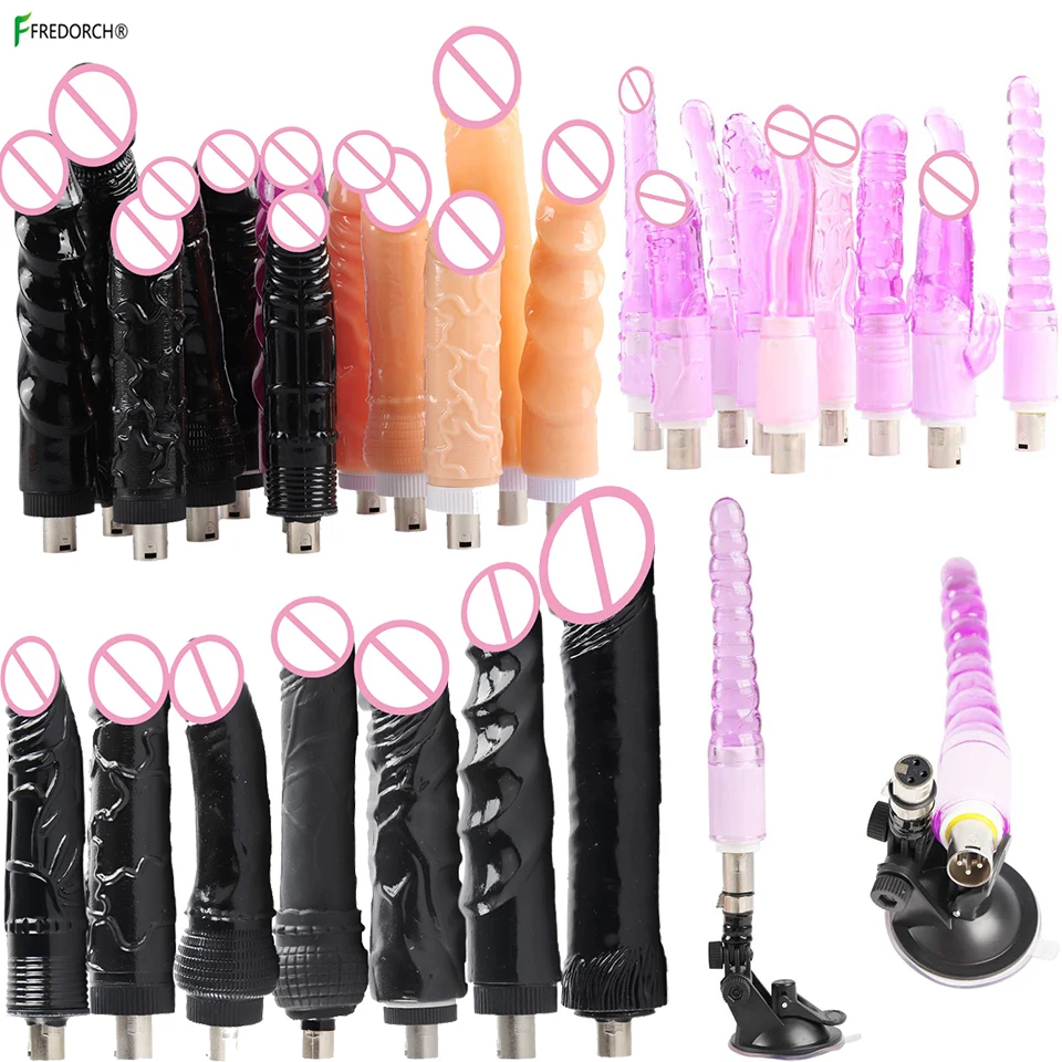 Dtsudu Sex Machine A2 / F2 Attachment 3Xlr Connettore Accessori Dildo Ventosa Sex Love Machine Per Le Donne Uomo Sex Toys