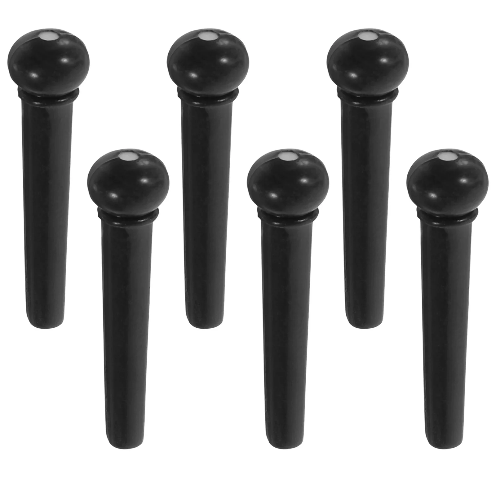 

6pcs Guitar Bridge Pins Acoustic Guitar Bridge Pin Pegs Guitar Replacement Pin Pegs
