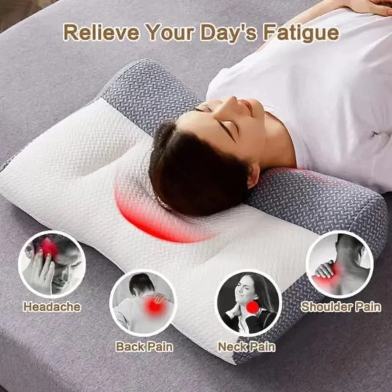 

New Super Ergonomic Pillow Orthopedic Neck Pillow Protects The Cervical Spine and Helps Sleep In All Sleeping Positions 48x74