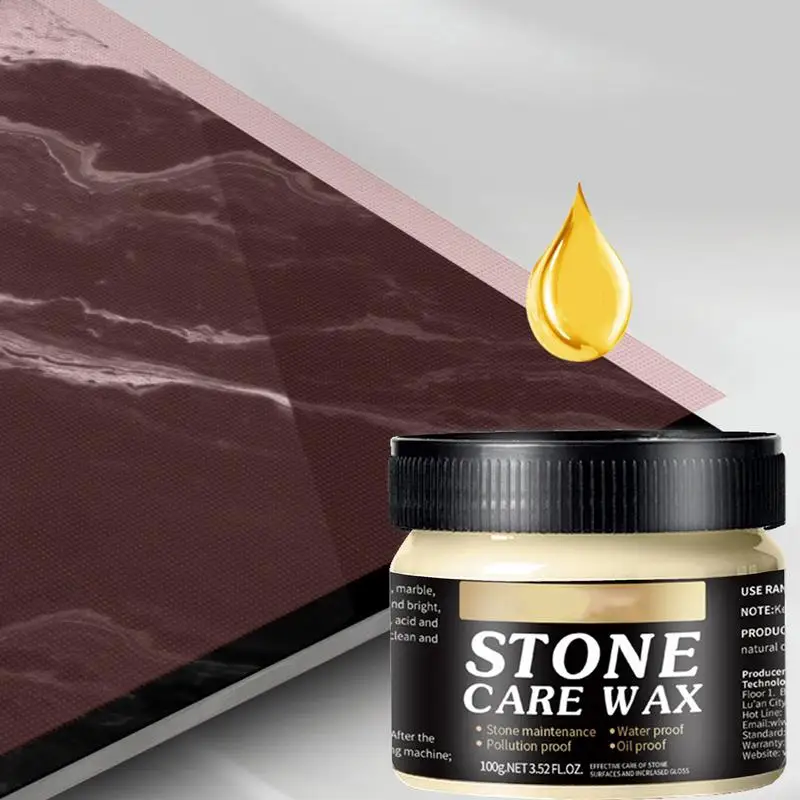 Stone Polishing Wax Marble Polishing Wax Stone Care Wax Stone Floor Glazing Maintenance Ceramic Tile Wax Granite Polish Wax 3