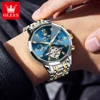 OLEVS 6621 Men Watch Top Brand Moon Phase Watch for Men Dual Calendar Display Original Watches NEW 3