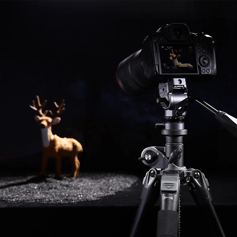 Ulanzi EH12 F38-AIR Gimbal Head Quick Release Fluid Video 360° Panoramic Gimbal Head Detachable Handle for Tripod Shooting