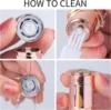 Facial Hair Removal for Women, Mini Hair Remover, Electric Razor Shaver Portable Bikini Epilator for Lips, Chin, Armpit, Peach 6