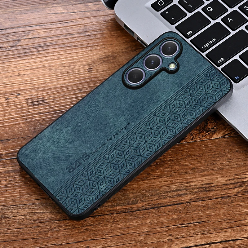 Shockproof Matte Leather Case - Soft Back Cover with Skin Feel Finish