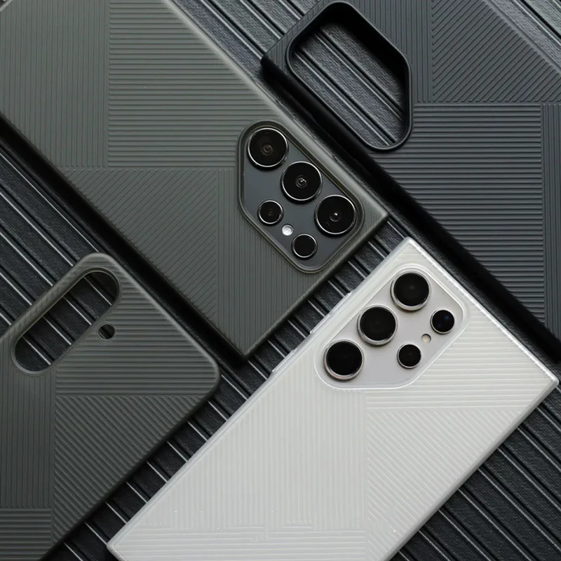 Ultra Slim Matte Hard Back Case with Anti-Fingerprint Frosted Stripe Cover