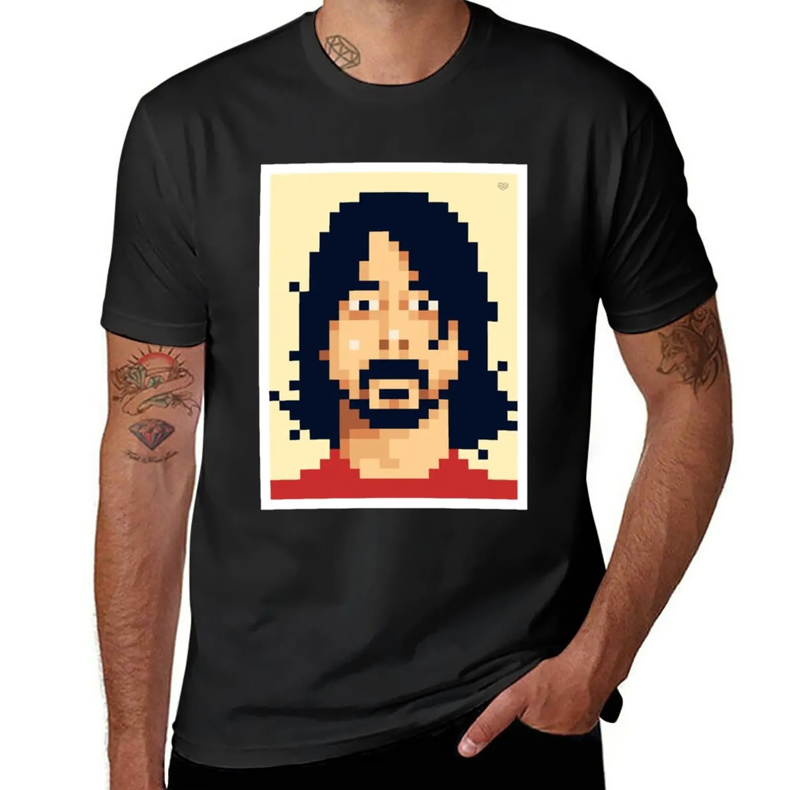 

New His sticks T-Shirt vintage t shirt summer tops t shirt men