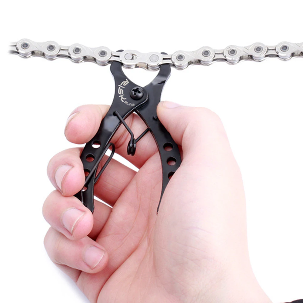 Bicycle Chain Risk Bicycle Chain Mini Mountain Bike Chain Quick Link Bike Gauge Tool Calipers Measure Screw Hook Cycling Accessories