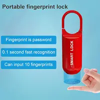 Mini Smart Fingerprint Lock Biometric Keyless Thumbprint Padlock School Gym Locker Small Rechargeable Electronic Locks - Image 2
