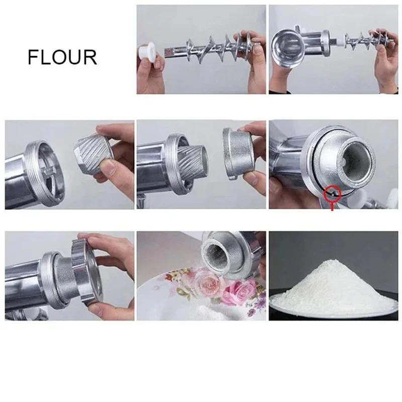 Manual Meat Grinder Stainless Steel Sausage Filling Machine Vegetable And Garlic Shredder Suitable For Household And Restaurant 5
