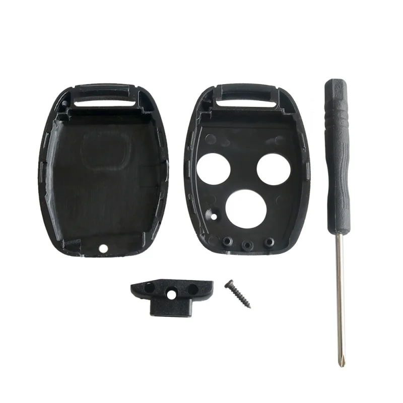 DUDELY Car Key Case Shell Remote Fob Cover for HONDA Accord CRV Pilot Civic 2003 2007 2008 2009 2010 2011 2012 2013