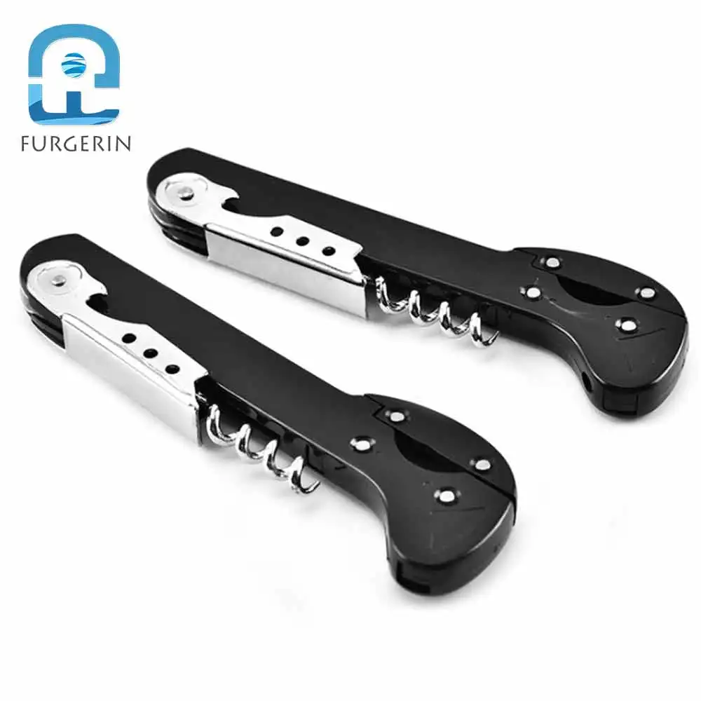 Multifunctional Red Wine Opener with Foil Cutter, Beer Opening
