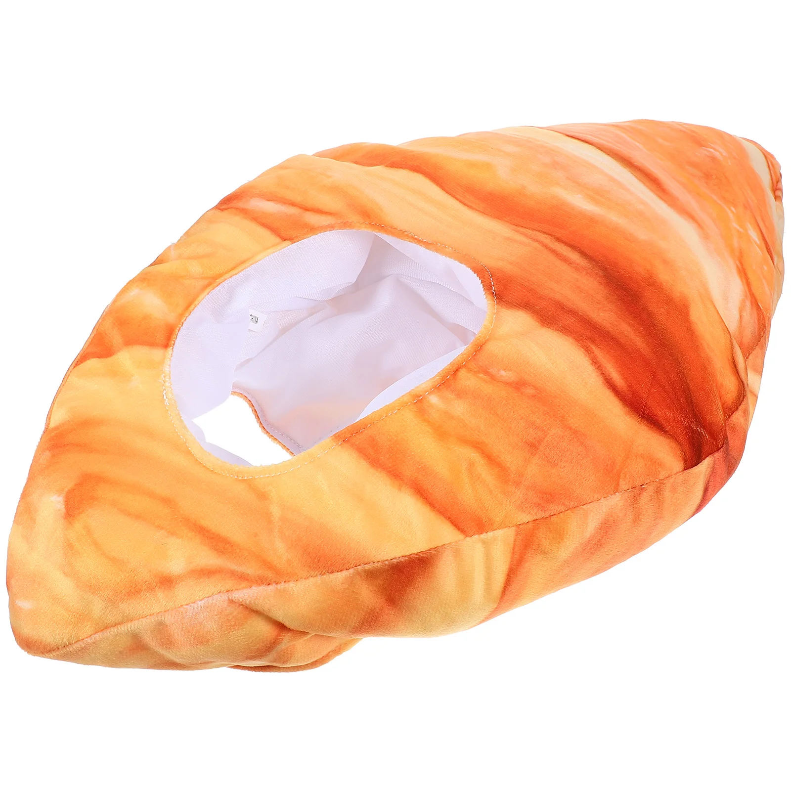

Croissant Hood Dreses Creative Hat Costume Cosplay Headdress Halloween for Performance Pp Cotton Cartoon The Party