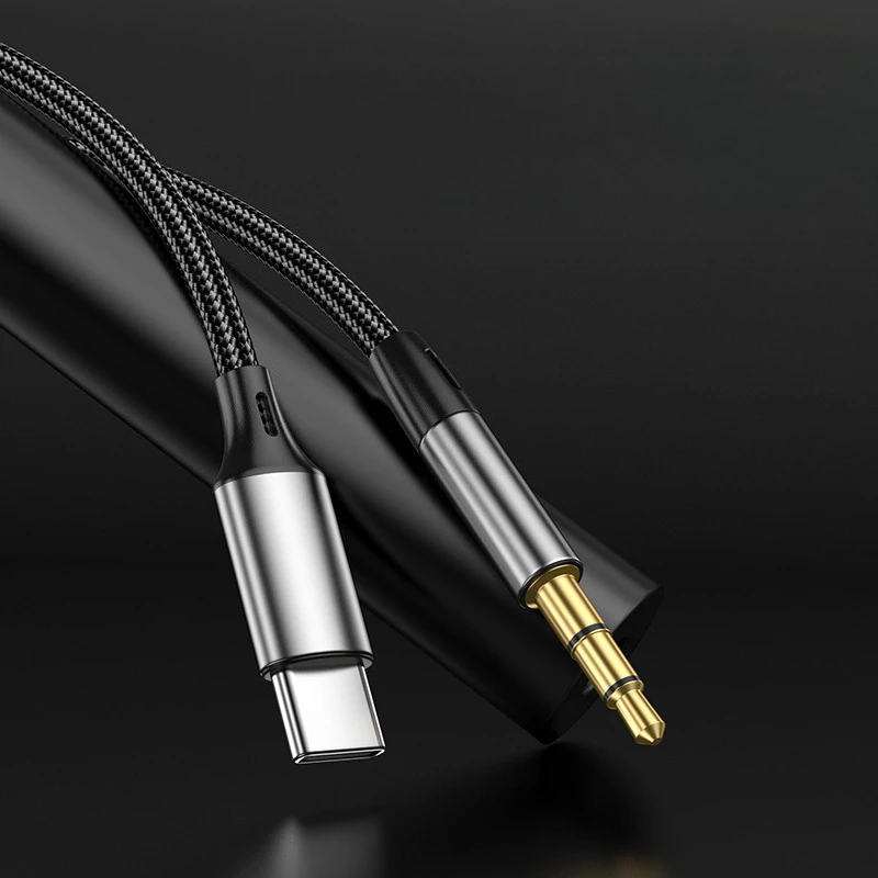 Type-C to 3.5mm AUX Audio Cable Car Speaker Headphone For Mobile Phone Conversion Car Earphones