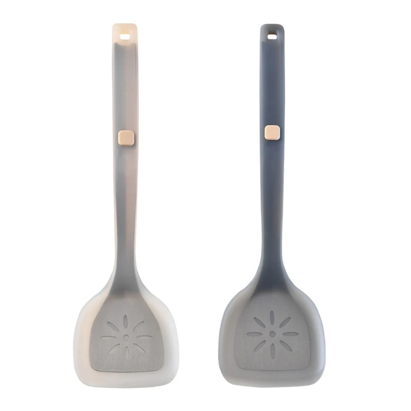 

Новый силиконовый шпатель из нержавеющей стали для приготовления жаропрочных продуктов без бисфенола А