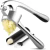 Zinc Alloy Garlic Presser Ginger Crusher Handheld Device Metal Mincer Squeezer Chopper Vegetables Masher Practical Kitchen Tools