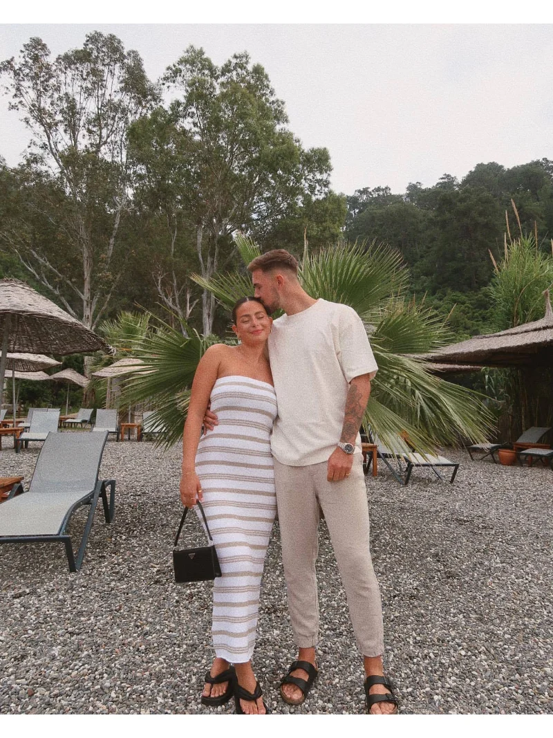 Backless Contrast For Women Dress Slim Holiday Beach Striped High Waist Off-Shoulder Maxi Dress Skinny Casual Long Dress