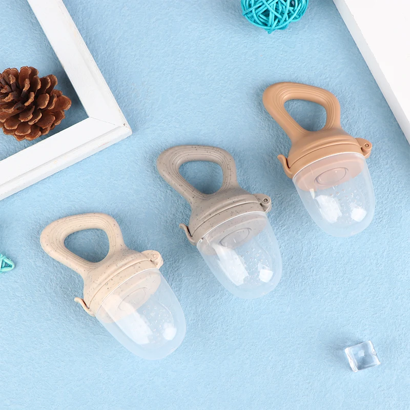 1Pc Silicone Baby Fruit Feeder with Cover Baby Nipple Fresh Food Supplement Soother Nibbler Feeding Teething Pacifier nipple for newborns baby pacifier kids accessories milk fruit feeder silicone nibbler nipple holder feeding bottle baby goods