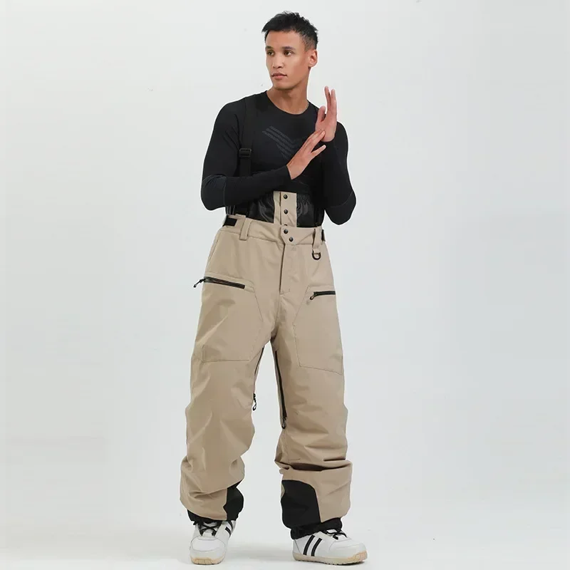 16 Color New Ski Pants Women High Quality Snowboard Windproof and Waterproof Winter Loose Classic Ski Pants for Men Gsou Snow 5
