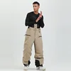 16 Color New Ski Pants Women High Quality Snowboard Windproof and Waterproof Winter Loose Classic Ski Pants for Men Gsou Snow 5
