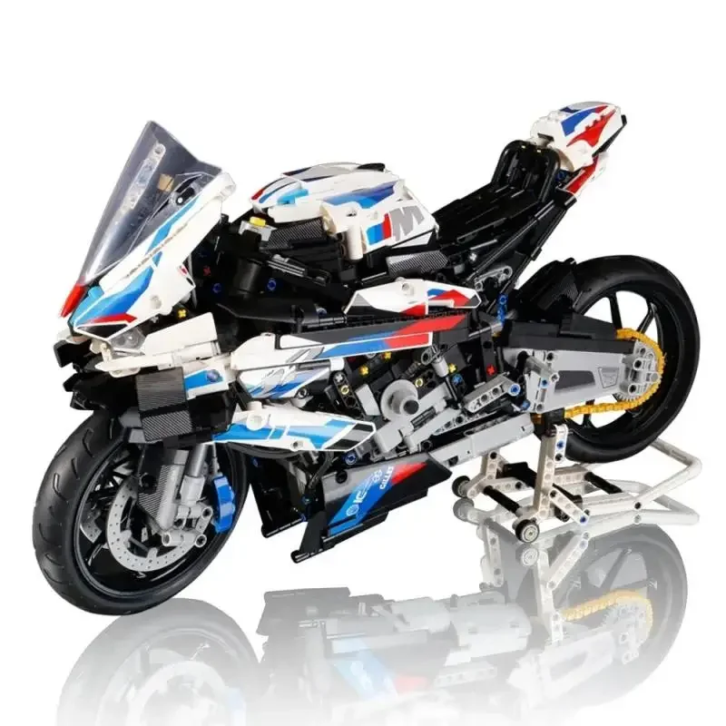 1920pcs Technical Motorcycle M1000RR Model Vehicle Racing Car Building Block Motorbike Bricks Toys For Boyfriend Gifts building blocks construction blocks racing car building blocks car building blocks