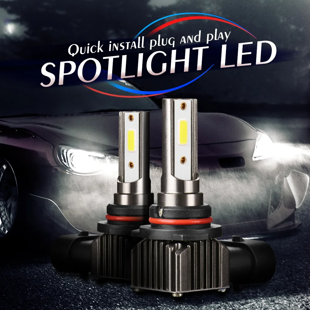 지프 체로키 KL 그랜드 체로키 MK4 WK WK2 2013-2021 12000LM LED 안개등, CSP 칩 자동 안개등, 12V 6000K, 100W