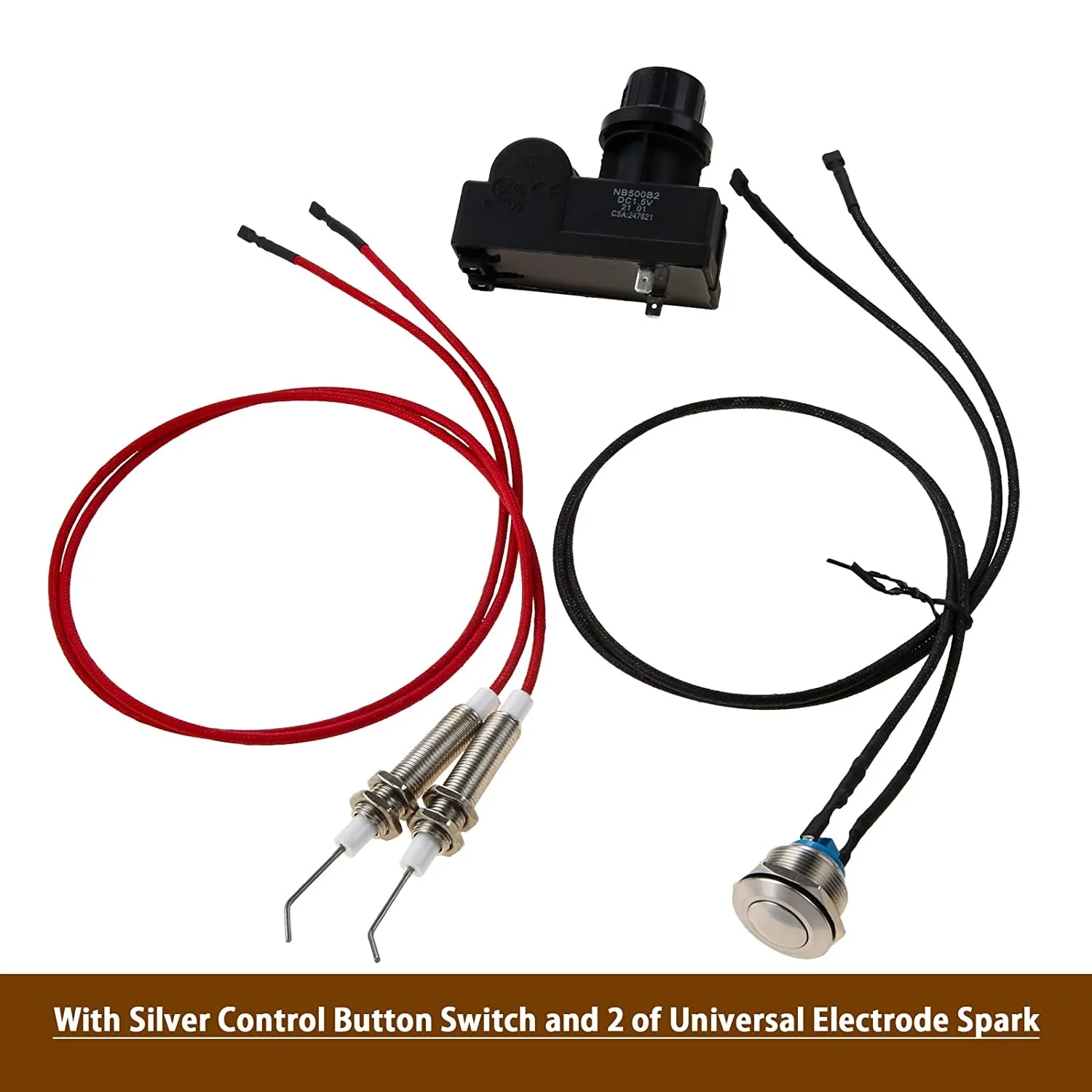 4pcs-1set-Gas-Grill-Igniter-Push-Button-Control-Automatic-Switch-Ignition-AA-Battery-with-Electrode-Spark.jpg 4Pcs/1Set Gas Grill -Gyújtógomó Gomb Vezérlő Automatikus Kapcsoló Gyújtás Aa Akkumulátor Elektróda Szikra Csere Spirit Ignitor - Image 3