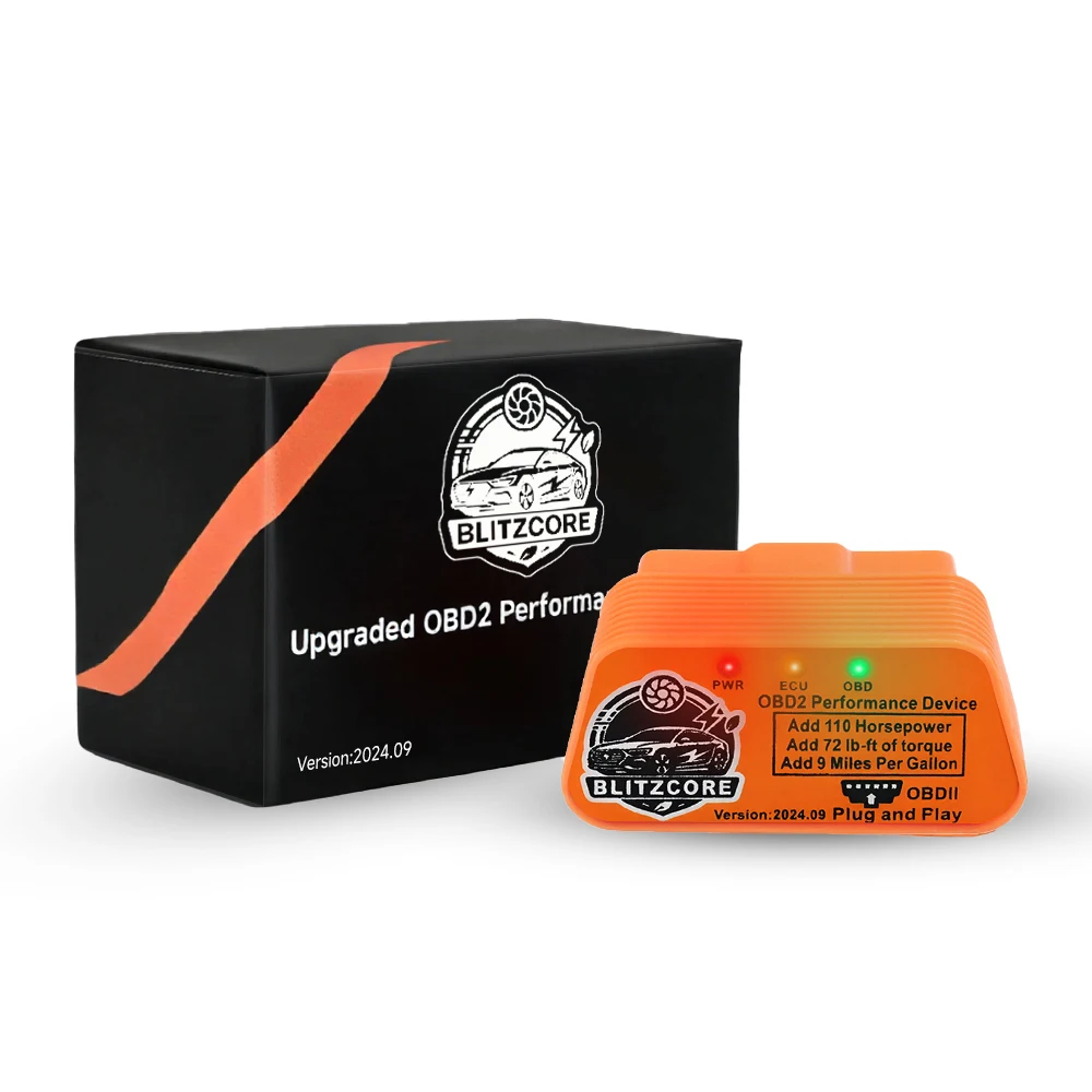 2025 OBD2 Performance Device BlitzCore OBD2 Fuel Saver and Tuner Save More Power Chip Support All models From 1995 to 2025