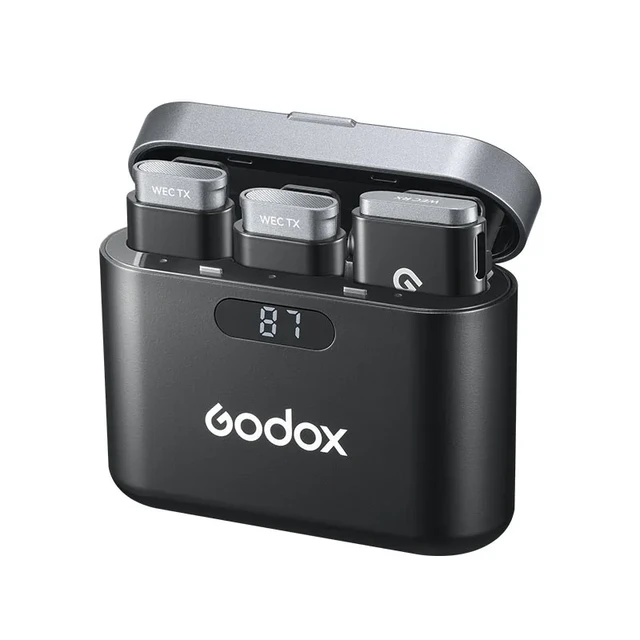 Godox-Mini microphone sans fil avec étui de chargement, WEC KIT1