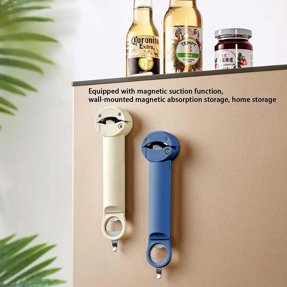 Multifunctional Retractable Bottle Opener Can Opener Adjustable