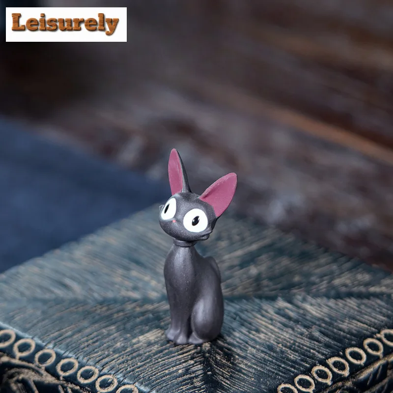 Yixing Zisha Little Black Cat Tea Pet Boutique Lucky Model Tea Figurine Play Toys Tea Statue Ornaments Accessories Decoration